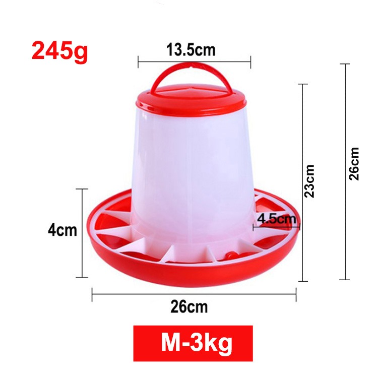Hranitoare circulara din plastic 3 kg